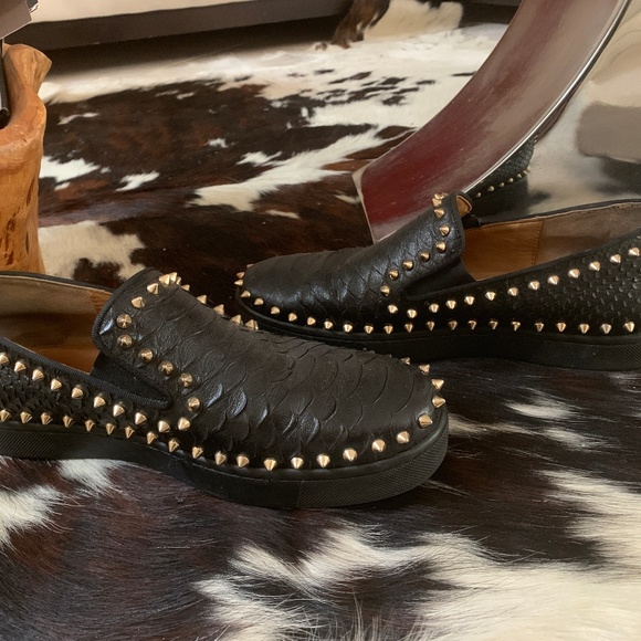 Christian Louboutin Other - Christian Louboutin Python Pik Boat